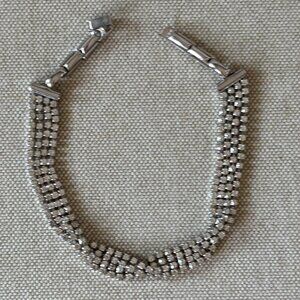 Vintage Rhinestone Necklace Choker Great for Prom